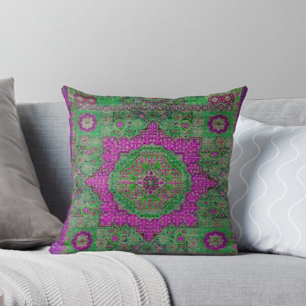 Item preview, Purple green Persian rug designed and sold by GothicBohemian.