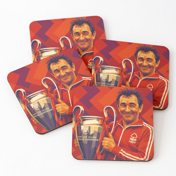 Item preview, Brian Clough European Cup Low Poly Vector Art designed and sold by kakarikihill.