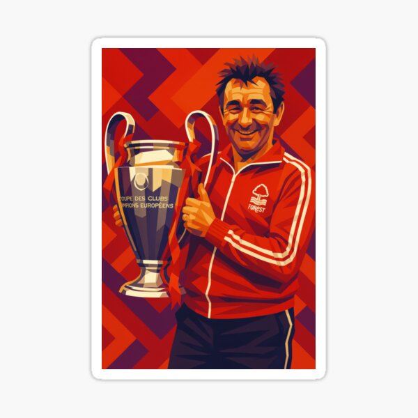 Item preview, Arte vectorial de baja poli de la Copa de Europa de Brian Clough designed and sold by kakarikihill.