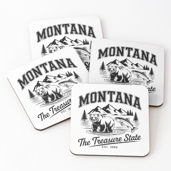 Item preview, Montana~The Treasure State designed and sold by eCOWmerce.