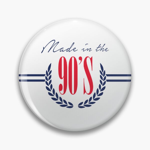 Item preview, Made in the 90's Retro Badge Design designed and sold by The secret storage room.