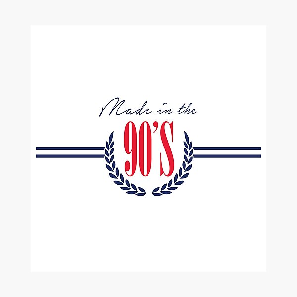 Item preview, Made in the 90's Retro Badge Design designed and sold by The secret storage room.