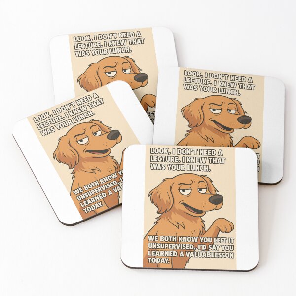 Item preview, Guilty Dog Logic: The Unsupervised Lunch Incident. designed and sold by HASSAN&M ★★★★★.