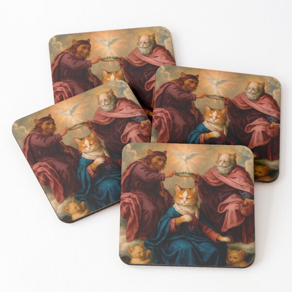 Item preview, Whimsical Cat Deities: Humorous Religious Parody designed and sold by Alan Javier Cordoba Espinosa.