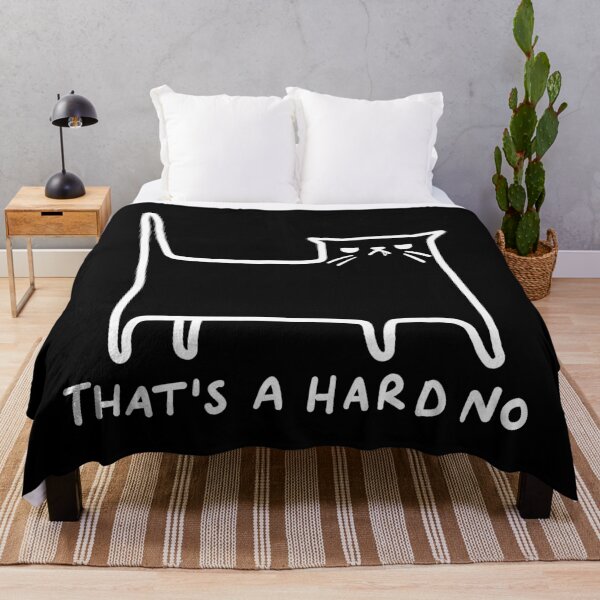 Item preview, Hard No Cat (for dark) designed and sold by KilkennyCat Art.
