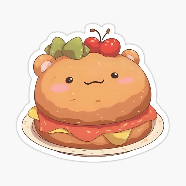 Item preview, Bear burger designed and sold by cpcutecrafts.