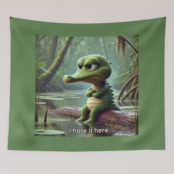 Item preview, I Hate it Here  designed and sold by CroakysCorner.