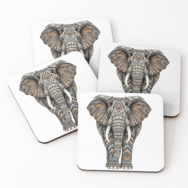 Item preview, ELEPHANT TRIBAL STYLE designed and sold by definacoquteria.
