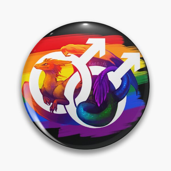 Item preview, Gay Pride Dragon designed and sold by kaenith.