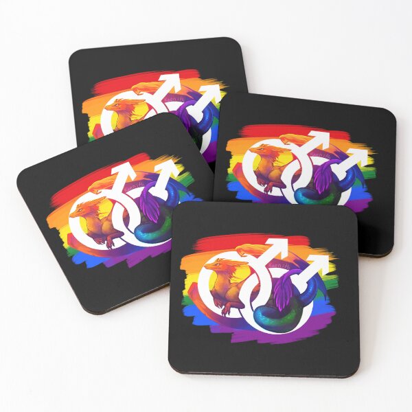 Item preview, Gay Pride Dragon designed and sold by kaenith.