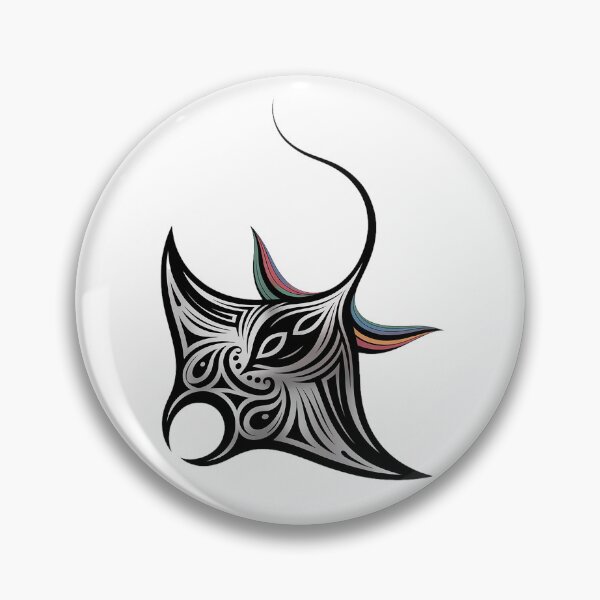 Item preview, Tribal Manta designed and sold by Interrupt Art.