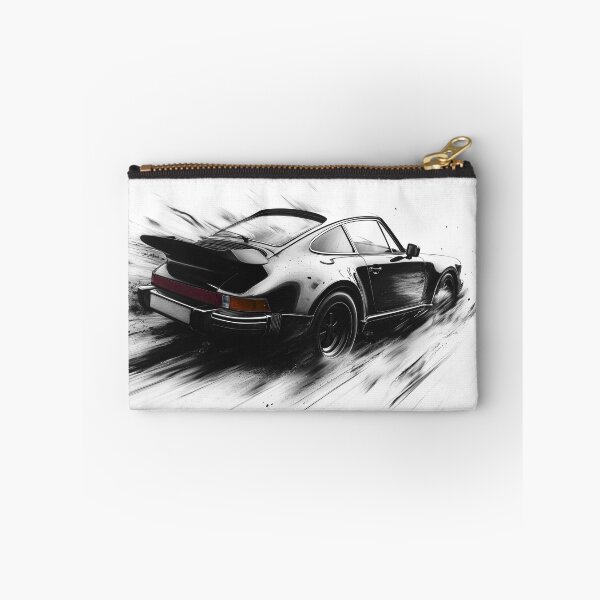 Item preview, 930 Turbo in motion Sumi Ink illustration designed and sold by blackdogshop.