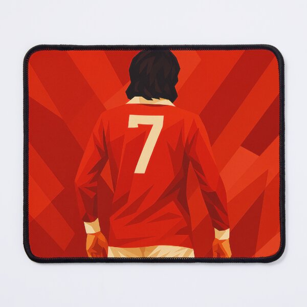 Item preview, George Best Football Legend Low Poly Vector Art designed and sold by kakarikihill.