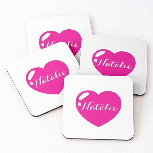 Item preview, Natalie Name with Pink Heart  designed and sold by Monika Howarth.