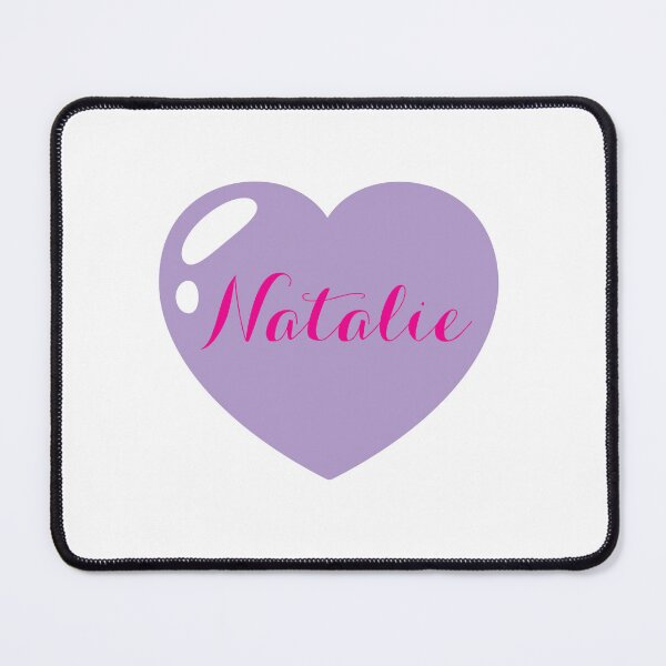 Item preview, Natalie Name with Purple Heart designed and sold by Monika Howarth.