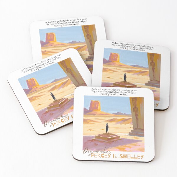 Item preview, Quote from 'Ozymandias' by Percy B. Shelley designed and sold by Filologica.