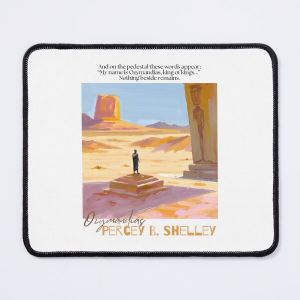 Item preview, Quote from 'Ozymandias' by Percy B. Shelley designed and sold by Filologica.