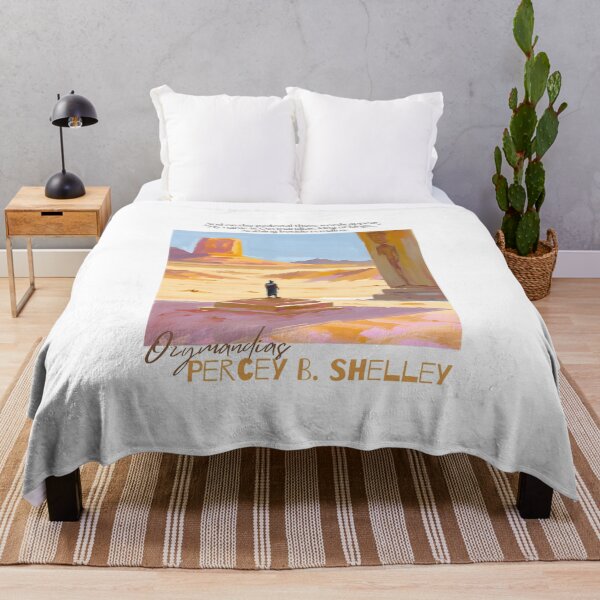 Item preview, Quote from 'Ozymandias' by Percy B. Shelley designed and sold by Filologica.
