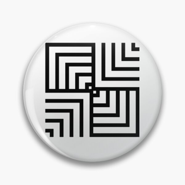 Item preview, Optical Illusion Pattern: Striking Geometric Black and White designed and sold by Alan Javier Cordoba Espinosa.