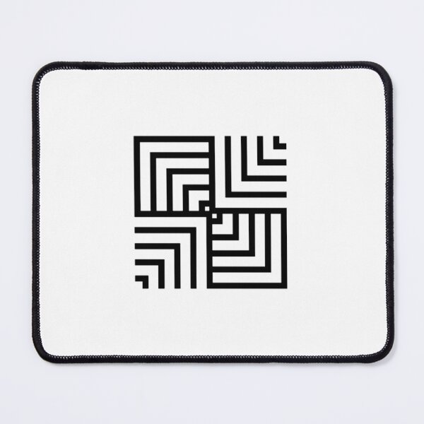 Item preview, Optical Illusion Pattern: Striking Geometric Black and White designed and sold by Alan Javier Cordoba Espinosa.