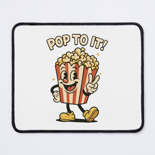 Item preview, Pop to It – Playful Retro Popcorn Cartoon designed and sold by HoopeStylee.