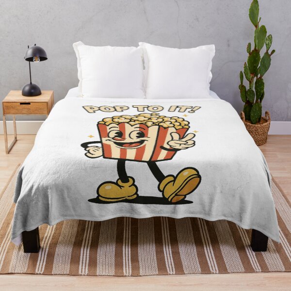 Item preview, Pop to It – Playful Retro Popcorn Cartoon designed and sold by HoopeStylee.