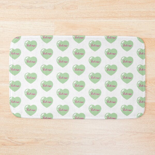 Item preview, Fatima Name with Green Heart  designed and sold by Monika Howarth.