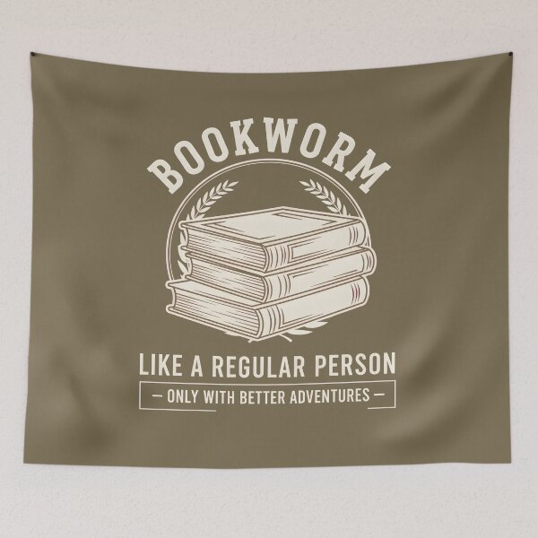 Item preview, Bookworm Like a Regular Person only with Better Adventures designed and sold by bluel_evin.