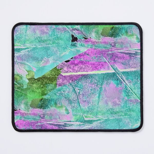 Artikelvorschau, Rustikales Terrain Abstract in Aqua und Pink entworfen und verkauft von Artistestella.