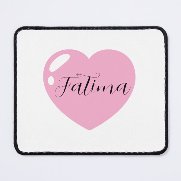 Item preview, Fatima Name with pink Heart  designed and sold by Monika Howarth.