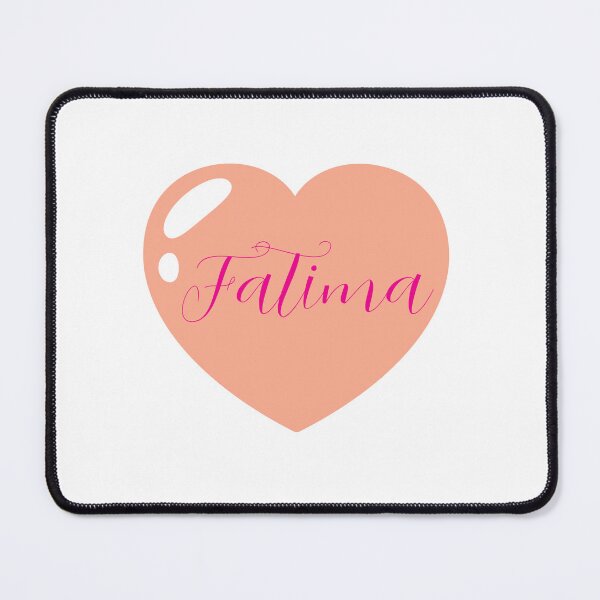Item preview, Fatima Name with orange Heart  designed and sold by Monika Howarth.
