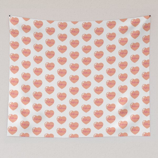 Item preview, Fatima Name with orange Heart  designed and sold by Monika Howarth.