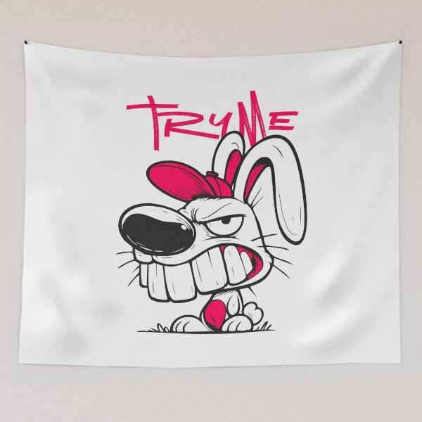 Item preview, Rebel Rabbit – TryMe Attitude designed and sold by AtuqStudio.