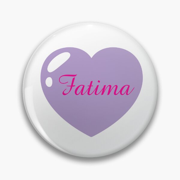 Item preview, Fatima Name with purple Heart  designed and sold by Monika Howarth.