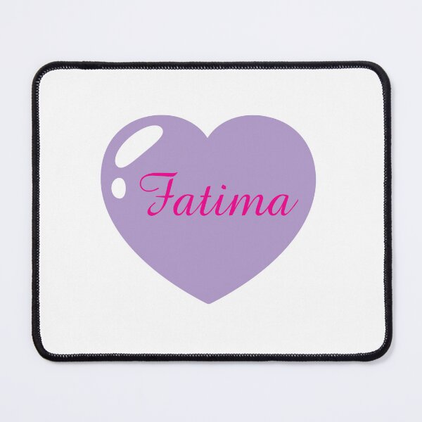 Item preview, Fatima Name with purple Heart  designed and sold by Monika Howarth.
