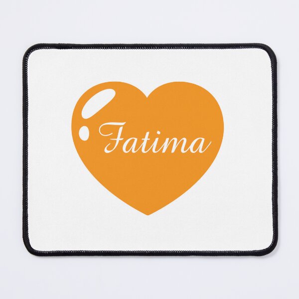 Item preview, Fatima Name with orange Heart  designed and sold by Monika Howarth.