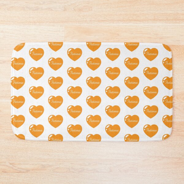 Item preview, Fatima Name with orange Heart  designed and sold by Monika Howarth.