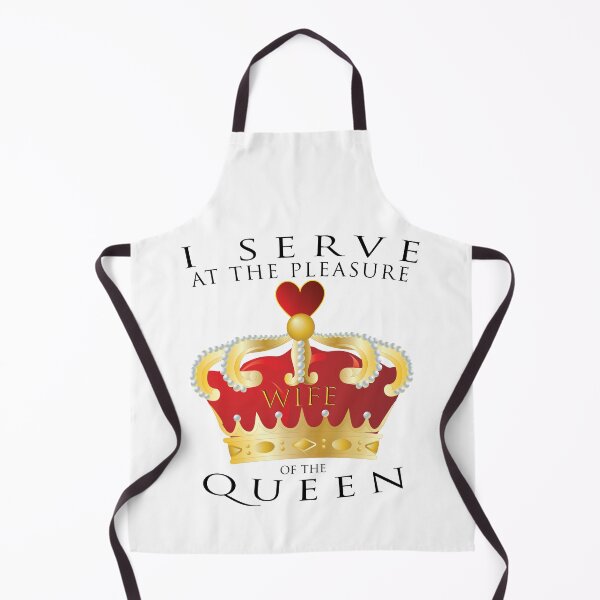 Item preview, Sirvo a placer de la Reina – Humor de Esposas designed and sold by SnarkSharks.