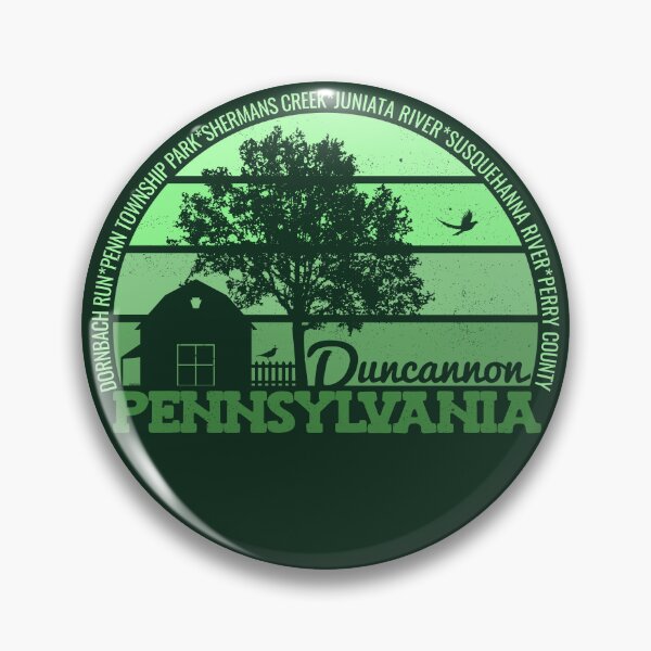 Item preview, Duncannon Pennsylvania Sunset Retro Vintage Local Pride Logo designed and sold by CRHPOD20.