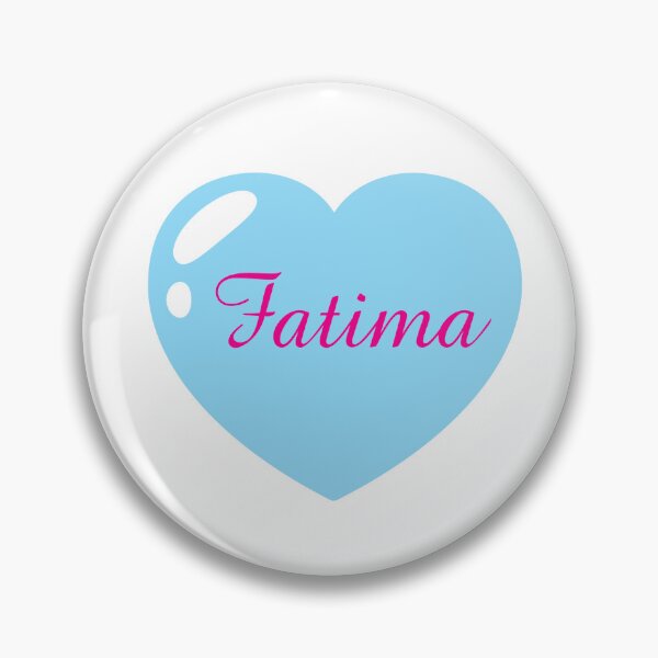Item preview, Fatima Name with blue Heart  designed and sold by Monika Howarth.