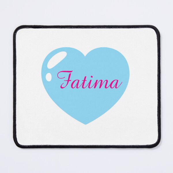 Item preview, Fatima Name with blue Heart  designed and sold by Monika Howarth.