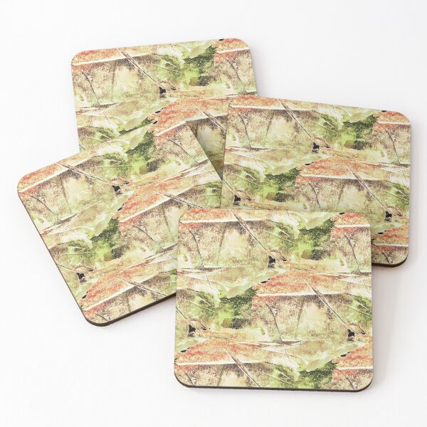 Item preview, Rustic Terrain Abstract in Beige and Peach designed and sold by Artistestella.