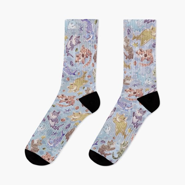 Item preview, Catshark Pattern designed and sold by Zvak Keh Art.