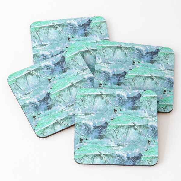 Item preview, Rustic Terrain Abstract in Blue designed and sold by Artistestella.