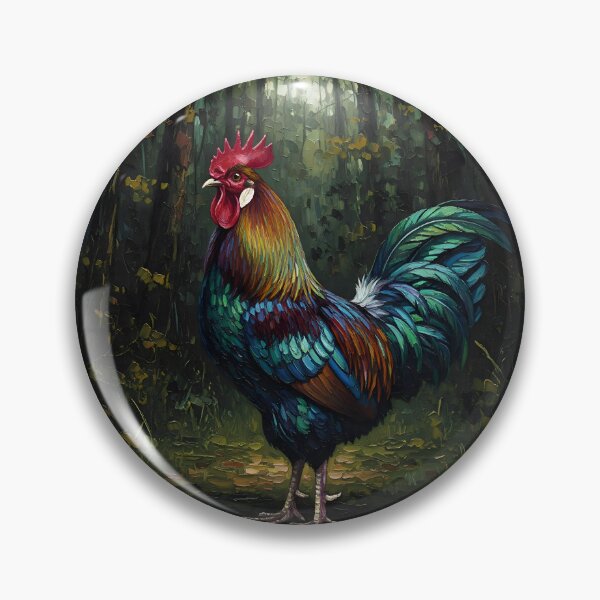 Item preview, Majestic Forest Rooster designed and sold by Scythianshead .