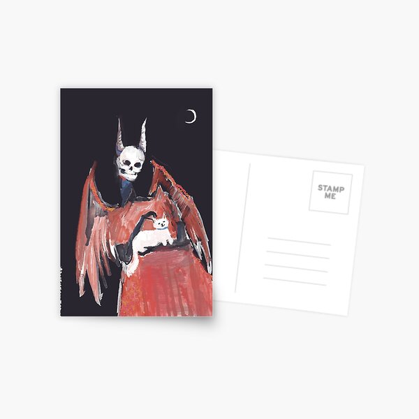Item preview, demon + kitten  designed and sold by guilhernunes.
