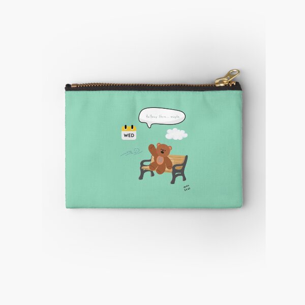Item preview, Copy of  Halfway There… Maybe | Mono Bear Weekly Mood Series ( Emerald Background )  designed and sold by mintmono-studio.