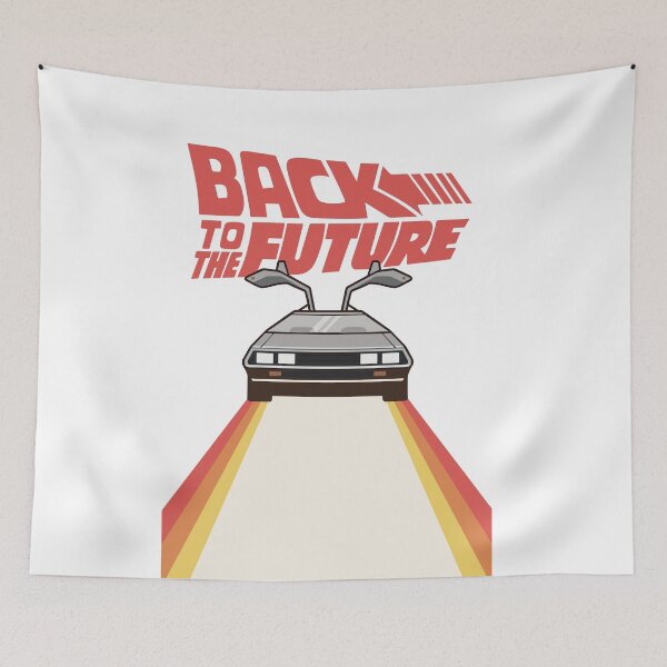 Item preview, Vintage Classic Car Delorean Street  designed and sold by PrintCarClub.