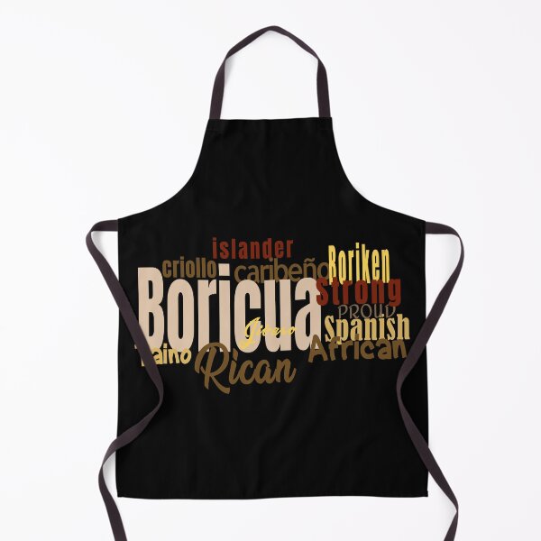 Item preview, Boricua Puerto Rico Heritage Words Art designed and sold by TeesbyCarli.