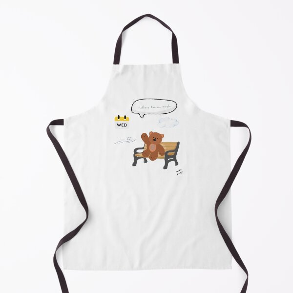 Item preview, Halfway There… Maybe | Mono Bear Weekly Mood Series ( White / Transparent Background ) ) designed and sold by mintmono-studio.